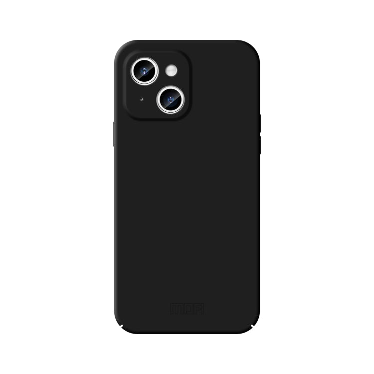 For iPhone 15 Plus MOFI Qin Series Skin Feel All-inclusive PC Phone Case(Black) - iPhone 15 Plus Cases by MOFI | Online Shopping South Africa | PMC TechLife | Buy Now Pay Later Mobicred