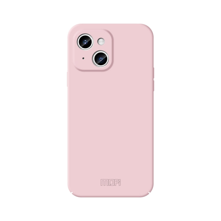 For iPhone 14 Plus MOFI Qin Series Skin Feel All-inclusive PC Phone Case(Pink) - iPhone 14 Plus Cases by MOFI | Online Shopping South Africa | PMC TechLife