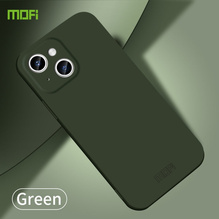 For iPhone 14 MOFI Qin Series Skin Feel All-inclusive PC Phone Case(Green) - free shipping - PMC TechLife - Order now!