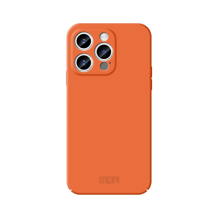 For iPhone 14 Pro MOFI Qin Series Skin Feel All-inclusive PC Phone Case(Orange) - iPhone 14 Pro Cases by MOFI | Online Shopping South Africa | PMC TechLife | Buy Now Pay Later Mobicred