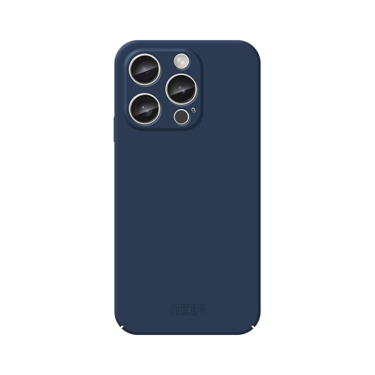 For iPhone 16 Pro MOFI Qin Series Skin Feel All-inclusive PC Phone Case(Blue) - free shipping - PMC Jewellery - Order now!