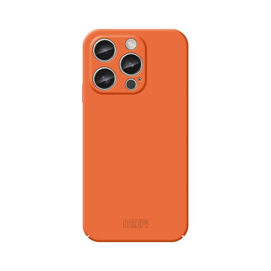 For iPhone 16 Pro Max MOFI Qin Series Skin Feel All-inclusive PC Phone Case(Orange) - iPhone 16 Pro Max Cases by MOFI | Online Shopping South Africa | PMC Jewellery | Buy Now Pay Later Mobicred