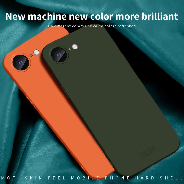 For iPhone 16e MOFI Qin Series Skin Feel All-inclusive PC Phone Case(Blue) - free shipping - PMc TechLife - Order now!