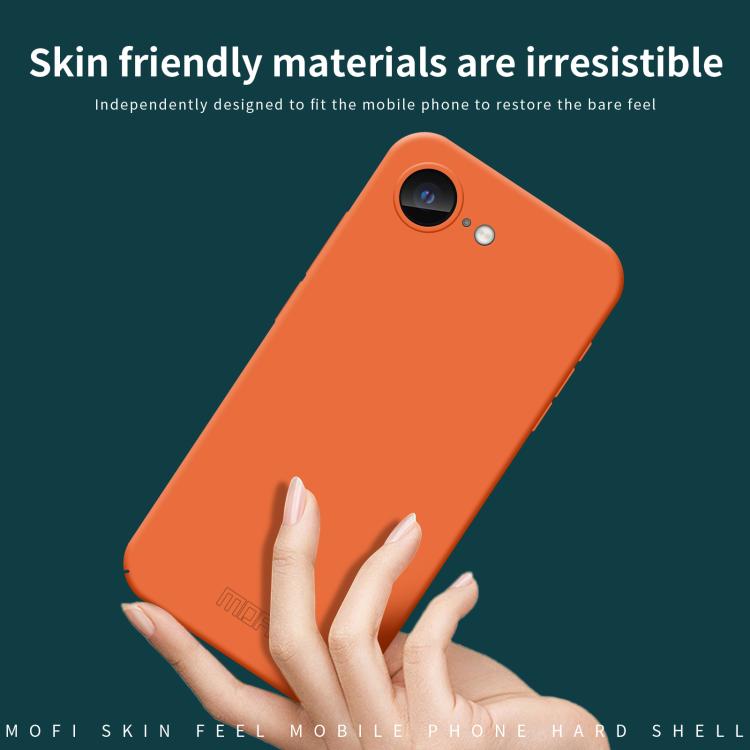 For iPhone 16e MOFI Qin Series Skin Feel All-inclusive PC Phone Case(Blue) - free shipping - PMc TechLife - Order now!