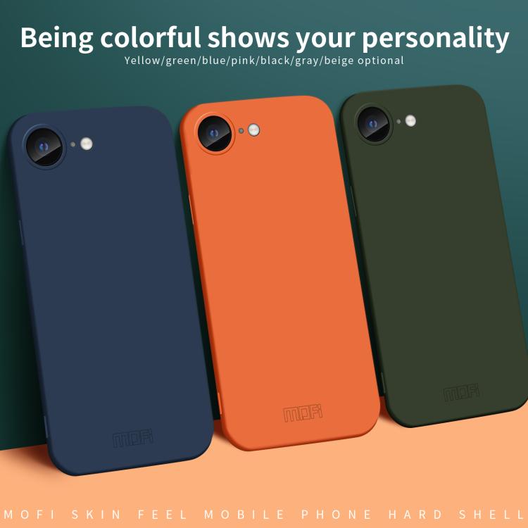 For iPhone 16e MOFI Qin Series Skin Feel All-inclusive PC Phone Case(Blue) - free shipping - PMc TechLife - Order now!