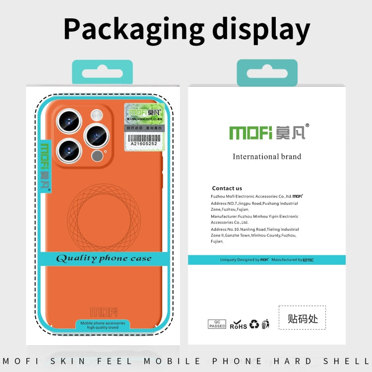 For iPhone 15 MOFI Qin Series Magsafe Skin Feel All-inclusive Silicone Phone Case(Blue) - free shipping - PMC TechLife - Order now!