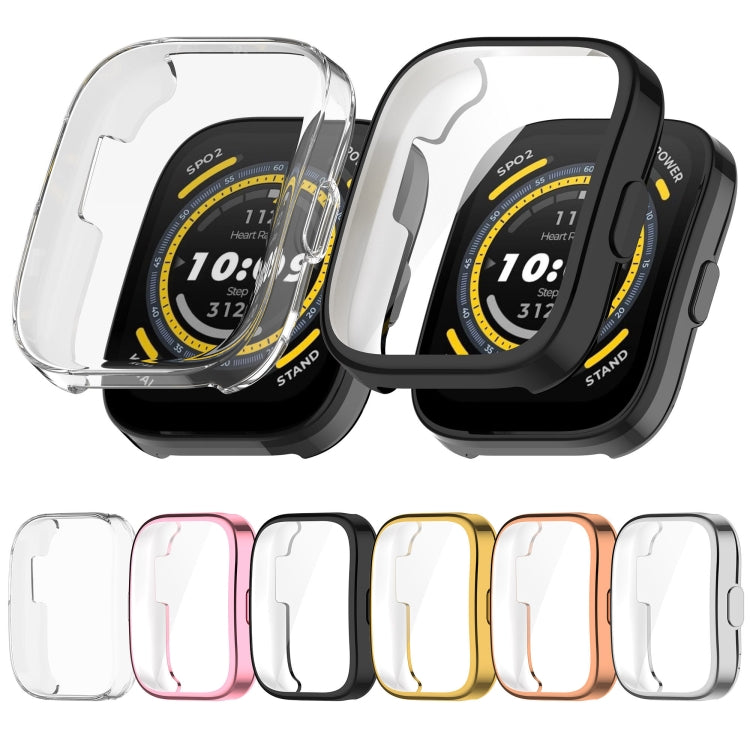 For Amazfit Bip 5 All-Inclusive TPU Protective Case(Black) - Watch Cases by PMC TechLife | Online Shopping South Africa | PMC TechLife