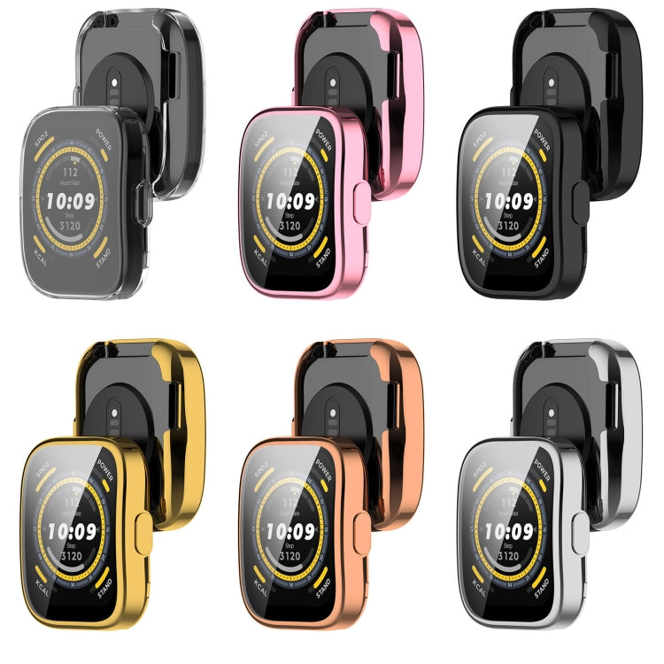 For Amazfit Bip 5 All-Inclusive TPU Protective Case(Black) - Watch Cases by PMC TechLife | Online Shopping South Africa | PMC TechLife