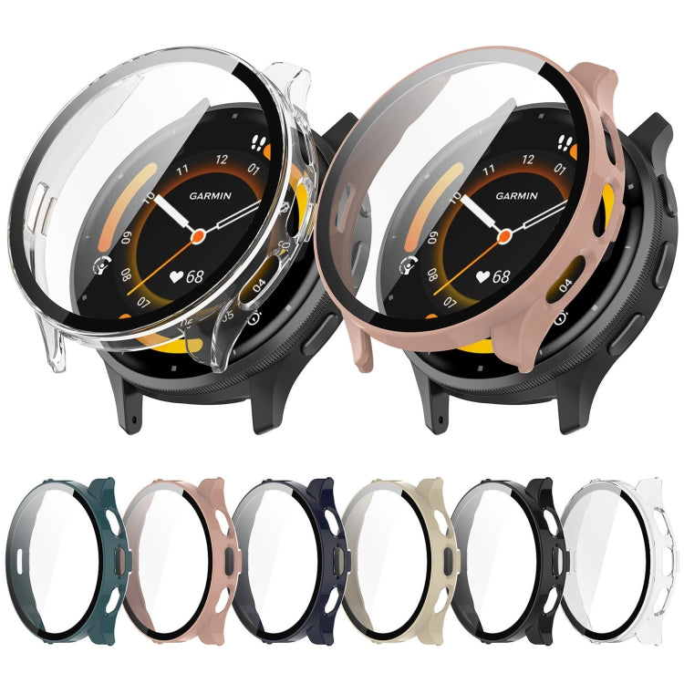For Garmin Venu 3 PC + Tempered Film Integrated Watch Protective Case(Black) - free shipping - PMC TechLife - Order now!