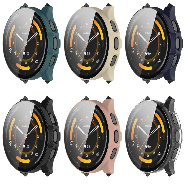 For Garmin Venu 3 PC + Tempered Film Integrated Watch Protective Case(Black) - free shipping - PMC TechLife - Order now!