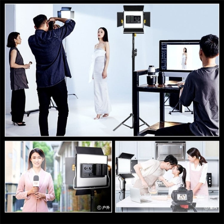 VLOGLITE W660S For Video Film Recording 3200-5600K Lighting LED Video Light with Tripod, Plug:US Plug - free shipping - PMC TechLife - Order now!