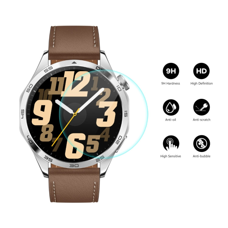 For Huawei Watch GT 4 46mm 5pcs ENKAY Hat-Prince 0.2mm 9H Tempered Glass Screen Protector Watch Film - Screen Protector by ENKAY | Online Shopping South Africa | PMC Jewellery | Buy Now Pay Later Mobicred