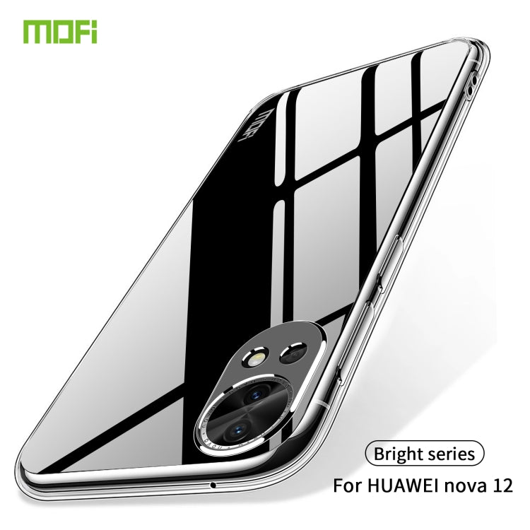 For Huawei Nova 12 MOFI Ming Series Ultra-thin TPU Phone Case(Transparent) - Huawei Cases by MOFI | Online Shopping South Africa | PMC Jewellery