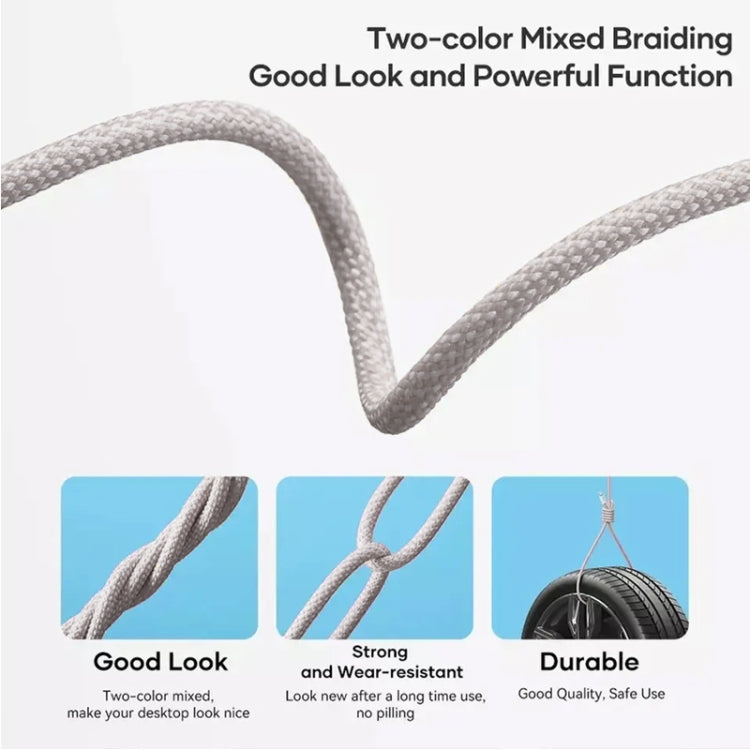 XJ-98 1m 35W USB-C / Type-C to USB-C Fast Charging Data Cable - USB-C & Type-C Cable by PMC TechLife | Online Shopping South Africa | PMC TechLife