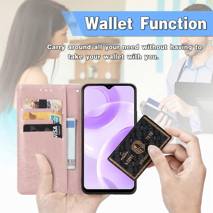 For Ulefone Note 15 Mandala Flower Embossed Leather Phone Case(Purple) - free shipping - PMC Jewellery - Order now!
