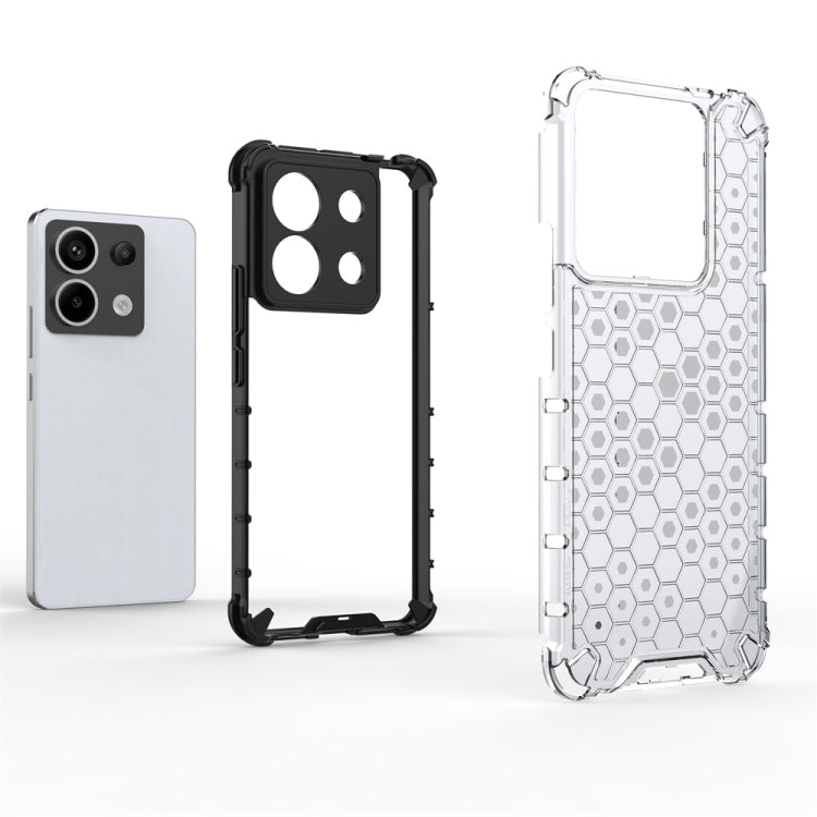 For Redmi Note 13 Pro 5G Shockproof Honeycomb Phone Case(Blue) - free shipping - PMC TechLife - Order now!
