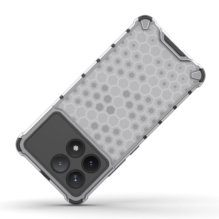 For Xiaomi Poco X6 Pro Shockproof Honeycomb Phone Case(Blue) - free shipping - PMC TechLife - Order now!