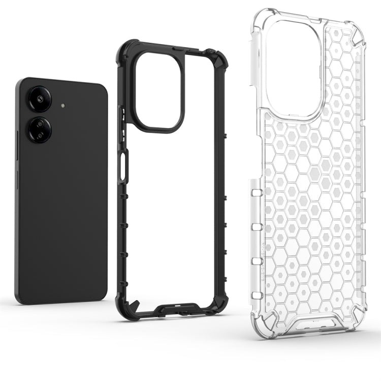 For  Redmi 13C 4G Shockproof Honeycomb Phone Case(Black) - 13C Cases by PMC TechLife | Online Shopping South Africa | PMC TechLife | Buy Now Pay Later Mobicred