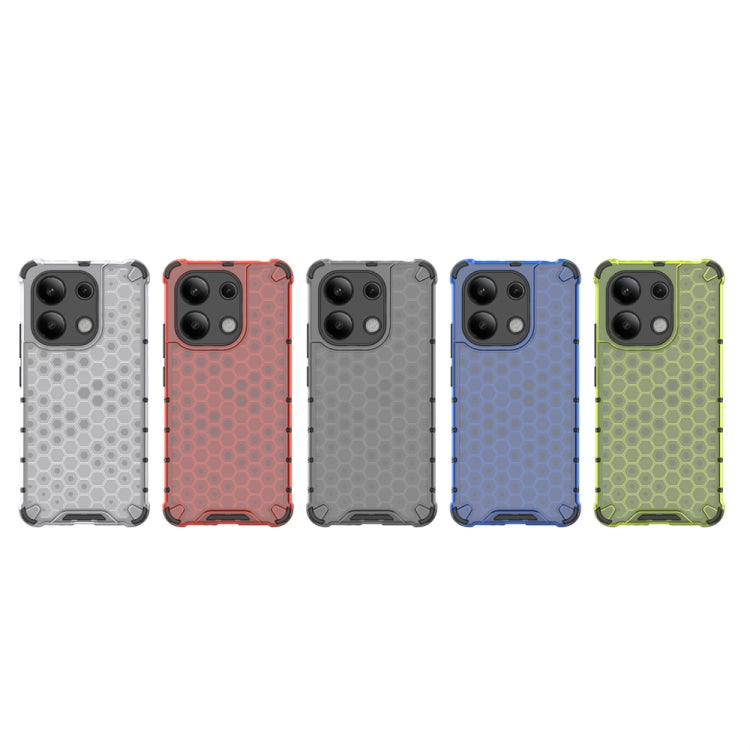 For Redmi Note 13 4G Global Shockproof Honeycomb Phone Case(Green) - Xiaomi Cases by PMC TechLife | Online Shopping South Africa | PMC TechLife | Buy Now Pay Later Mobicred