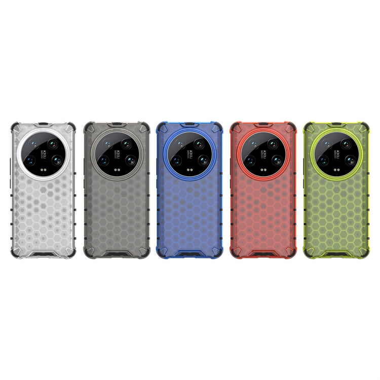 For Xiaomi 14 Ultra Shockproof Honeycomb Phone Case(Red) - 14 Ultra Cases by PMC TechLife | Online Shopping South Africa | PMC TechLife | Buy Now Pay Later Mobicred