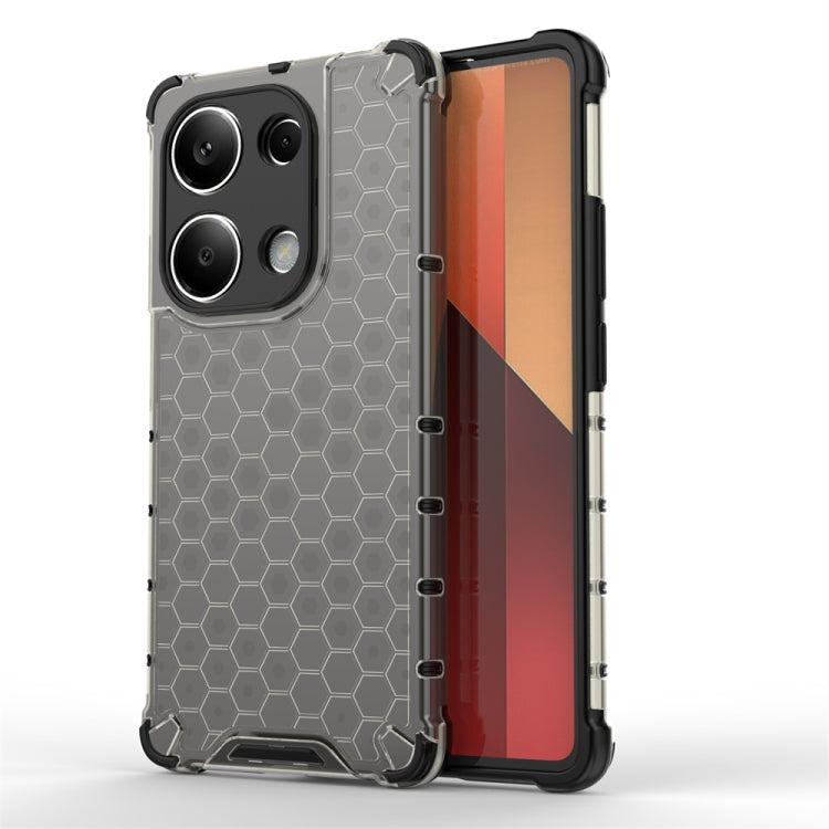 For Redmi Note 13 Pro 4G Shockproof Honeycomb Phone Case(Black) - Note 13 Pro Cases by PMC TechLife | Online Shopping South Africa | PMC TechLife | Buy Now Pay Later Mobicred