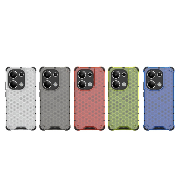 For Redmi Note 13 Pro 4G Shockproof Honeycomb Phone Case(Blue) - Note 13 Pro Cases by PMC TechLife | Online Shopping South Africa | PMC TechLife | Buy Now Pay Later Mobicred