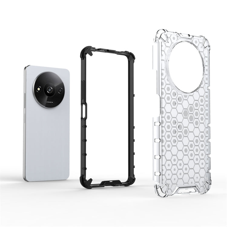 For Xiaomi Redmi A3 Shockproof Honeycomb Phone Case(Green) - free shipping - PMC TechLife - Order now!