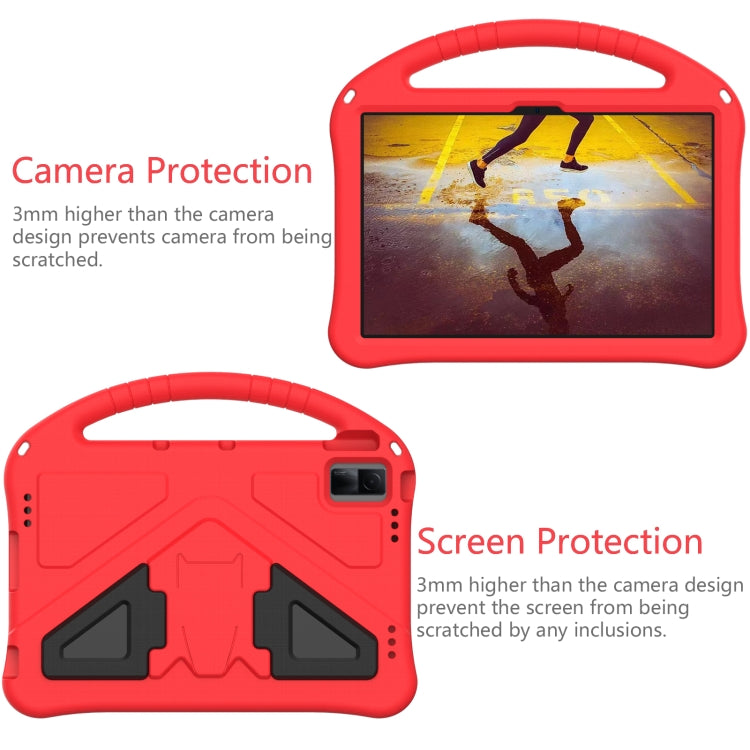 For Lenovo Tab M10 5G 2023 EVA Shockproof Tablet Case with Holder(Red) - free shipping - PMC TechLife - Order now!