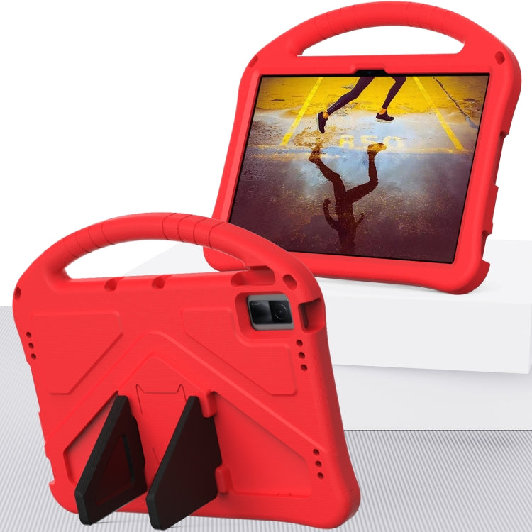 For Lenovo Tab M10 5G 2023 EVA Shockproof Tablet Case with Holder(Red) - free shipping - PMC TechLife - Order now!