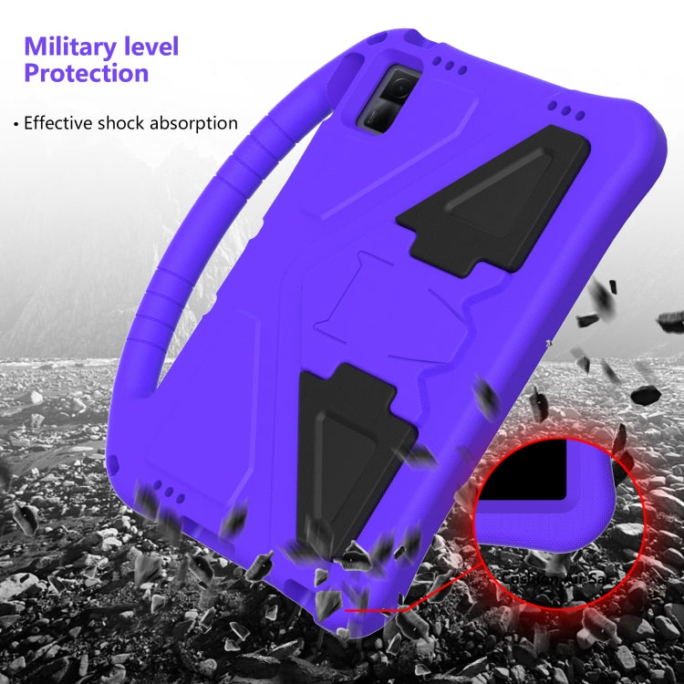 For Lenovo Tab M10 5G 2023 EVA Shockproof Tablet Case with Holder(Purple) - Lenovo by PMC TechLife | Online Shopping South Africa | PMC TechLife | Buy Now Pay Later Mobicred