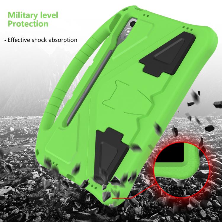 For Lenovo Xiaoxin Pad Pro 12.7 2025 EVA Shockproof Tablet Case with Holder(Green) - free shipping - PMC TechLife - Order now!