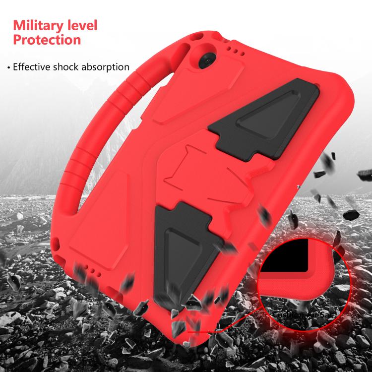 For Lenovo Tab TB-311 / WIFI 10.1 2025 EVA Shockproof Tablet Case with Holder(Red) - Lenovo by PMC TechLife | Online Shopping South Africa | PMC TechLife | Buy Now Pay Later Mobicred