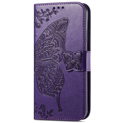 For Xiaomi Redmi K70 Butterfly Love Flower Embossed Leather Phone Case(Dark Purple) - K70 Cases by PMC Jewellery | Online Shopping South Africa | PMC Jewellery | Buy Now Pay Later Mobicred