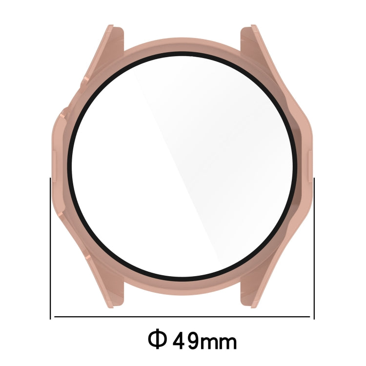 For Huawei Watch GT 4 46mm PC + Tempered Film Integrated Watch Protective Case(Green) - Watch Cases by PMC TechLife | Online Shopping South Africa | PMC TechLife | Buy Now Pay Later Mobicred