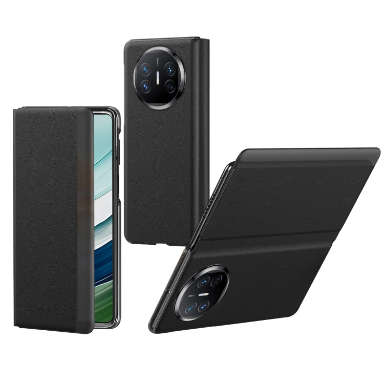 For Huawei Mate X5 Side Window All-inclusive Shockproof Phone Case(Black) - Huawei Cases by PMC TechLife | Online Shopping South Africa | PMC TechLife | Buy Now Pay Later Mobicred