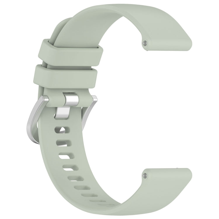 For Garmin Venu / Venu SQ Liquid Glossy Silver Buckle Silicone Watch Band(Green) - free shipping - PMC TechLife - Order now!