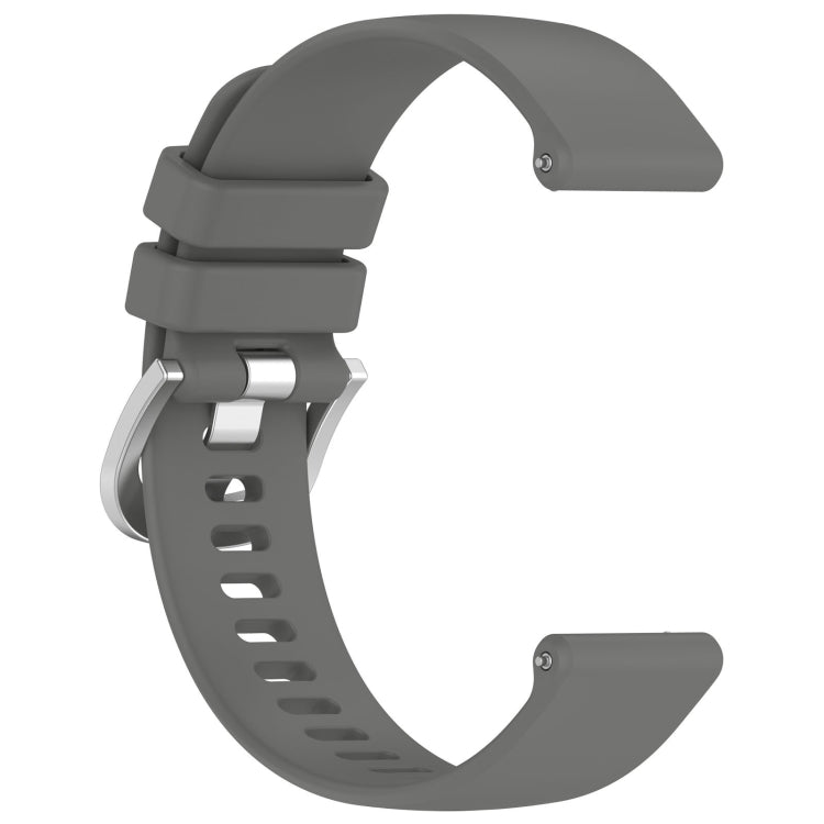 For Garmin Venu 3S Liquid Glossy Silver Buckle Silicone Watch Band(Gray) - free shipping - PMC TechLife - Order now!