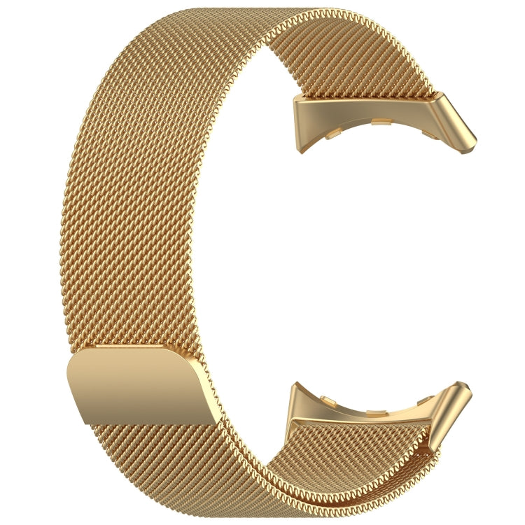 For Google Pixel Watch 2 Milan Magnetic Steel Mesh Watch Band(Gold) - Watch Cases by PMC TechLife | Online Shopping South Africa | PMC TechLife | Buy Now Pay Later Mobicred