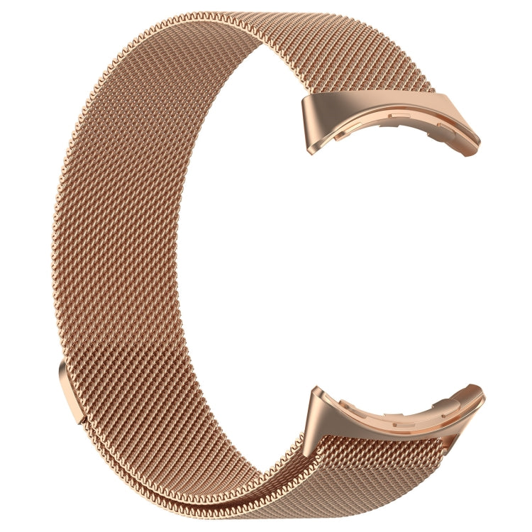 For Google Pixel Watch 2 Milan Magnetic Steel Mesh Watch Band(Rose Gold) - Watch Cases by PMC TechLife | Online Shopping South Africa | PMC TechLife | Buy Now Pay Later Mobicred