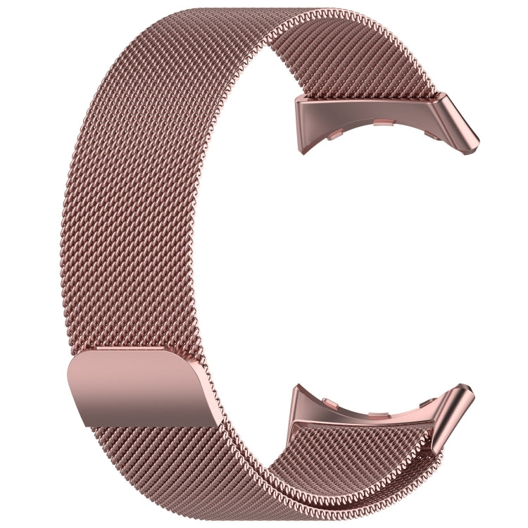For Google Pixel Watch 2 Milan Magnetic Steel Mesh Watch Band(Pink) - Watch Cases by PMC TechLife | Online Shopping South Africa | PMC TechLife | Buy Now Pay Later Mobicred