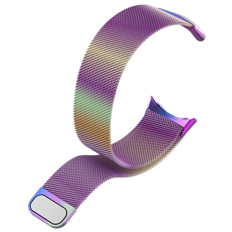 For Google Pixel Watch 2 Milan Magnetic Steel Mesh Watch Band(Colorful) - Watch Cases by PMC TechLife | Online Shopping South Africa | PMC TechLife | Buy Now Pay Later Mobicred