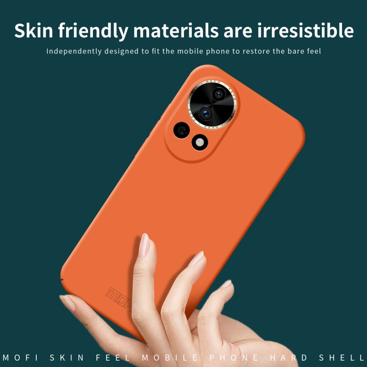 For Huawei nova 12 MOFI Qin Series Skin Feel All-inclusive PC Phone Case(Blue) - Huawei Cases by MOFI | Online Shopping South Africa | PMC TechLife | Buy Now Pay Later Mobicred