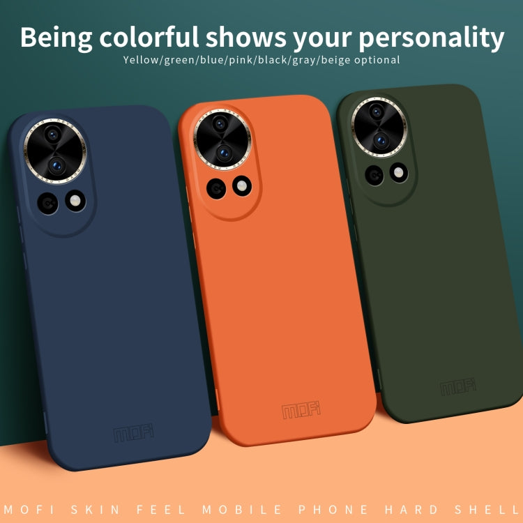 For Huawei nova 12 MOFI Qin Series Skin Feel All-inclusive PC Phone Case(Blue) - Huawei Cases by MOFI | Online Shopping South Africa | PMC TechLife | Buy Now Pay Later Mobicred