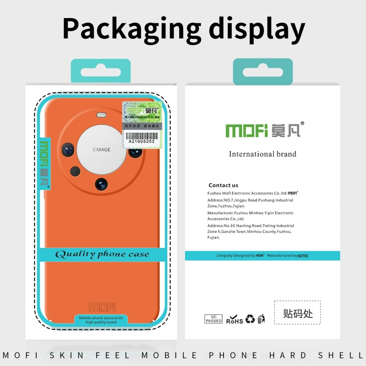 For Huawei nova 12 MOFI Qin Series Skin Feel All-inclusive PC Phone Case(Blue) - Huawei Cases by MOFI | Online Shopping South Africa | PMC TechLife | Buy Now Pay Later Mobicred