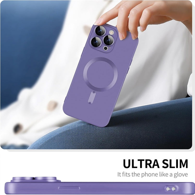 For iPhone 16 Plus ENKAY MagSafe Matte TPU Phone Case with Lens Film(Dark Blue) - free shipping - PMC Jewellery - Order now!