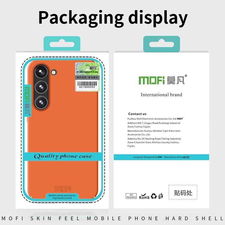 For Samsung Galaxy S24+ 5G MOFI Qin Series Skin Feel All-inclusive PC Phone Case(Green) - Galaxy S24+ 5G Cases by MOFI | Online Shopping South Africa | PMC Jewellery