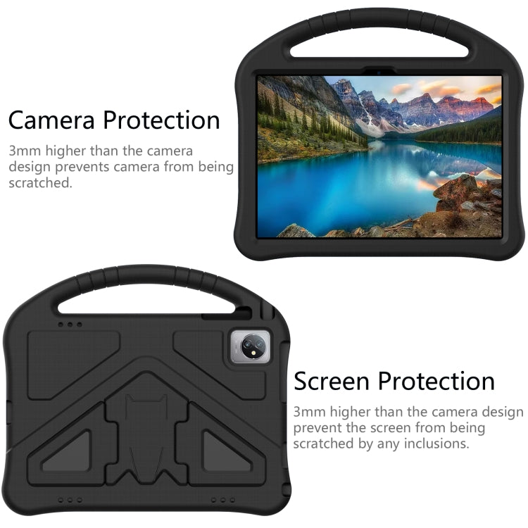 For Blackview Tab 7 WiFi 2022 EVA Shockproof Tablet Case with Holder(Black) - Others by PMC TechLife | Online Shopping South Africa | PMC TechLife