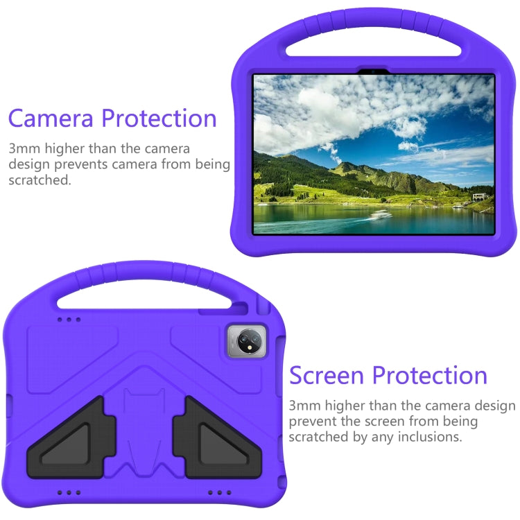 For Blackview OSCAL Pad 60 2022 EVA Shockproof Tablet Case with Holder(Purple) - Others by PMC Jewellery | Online Shopping South Africa | PMC Jewellery