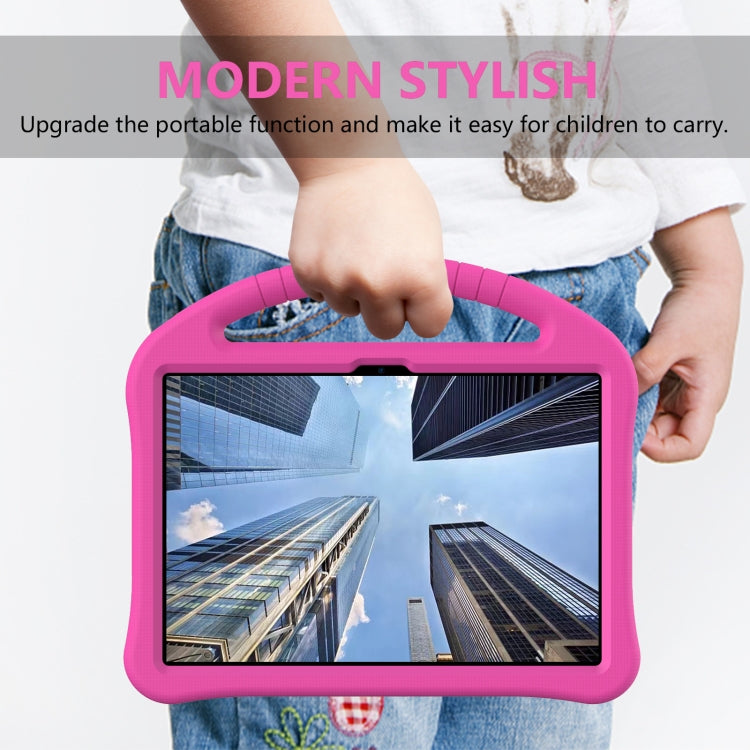 For Blackview Tab 8 2020 EVA Shockproof Tablet Case with Holder(Rose Red) - Others by PMC TechLife | Online Shopping South Africa | PMC TechLife