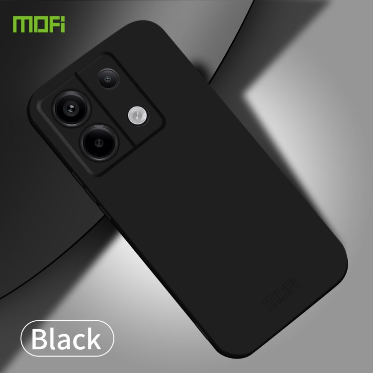 For Xiaomi Redmi Note 13 MOFI Qin Series Skin Feel All-inclusive PC Phone Case(Black) - Note 13 Cases by MOFI | Online Shopping South Africa | PMC TechLife
